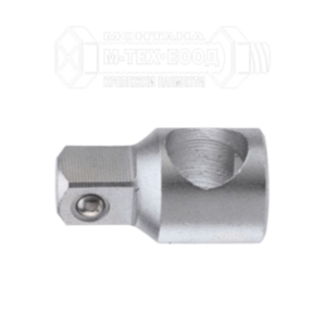 Адаптор 3/8"(F) x 1/2"(M) с отвор за върток FORCE