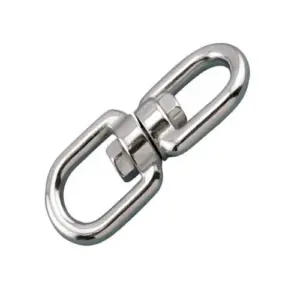 Вирбел двоен ухо-ухо INOX, Ф 5 мм, А2, 140кг