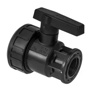 Кран сферичен с резба 1-1/2", Ж/Ж, ПЕ
