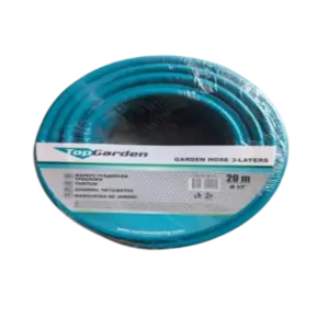 Маркуч градински, трислоен, 1/2", 20 м, TopGarden